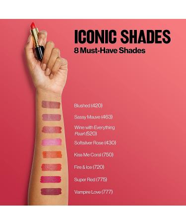 Revlon Super Lustrous Lipstick in Berry Haute (660) - Moisturizing Creamy Formula with Vitamin E and Avocado Oil - Buy Online on SooperMarket.com