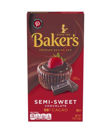 Bakers Semi Sweet Chocolate 113g