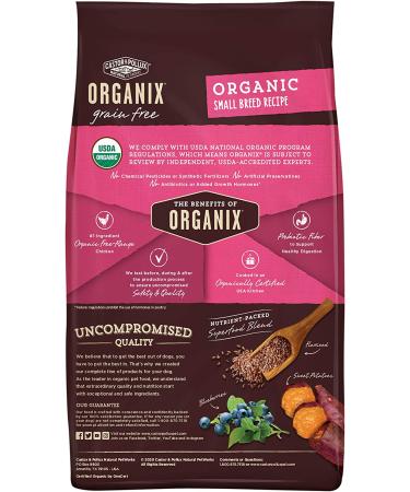 Castor and Pollux ORGANIX Grain Free Chicken Small Dog Food - Organic 10 lb Bag - Buy Online on SooperMarket.com