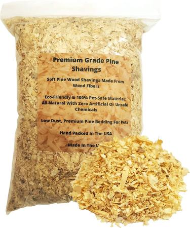 Wood Smith USA Premium Pine Bedding - 4 Quart | Dust Free & Natural | Ideal for Animal Bedding | Controls Odor - Buy Online on SooperMarket.com