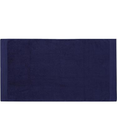 Kate Spade New York Scallop Pleat 580 GSM Terry Wash Cloth - French Navy | 100% Cotton | 13 x 13 Inches - Buy Online on SooperMarket.com