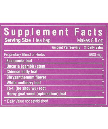 Triple Leaf Tea Blood Pressure Support - 20 Bags (1.06 oz) for Healthy Living - Buy Online on SooperMarket.com