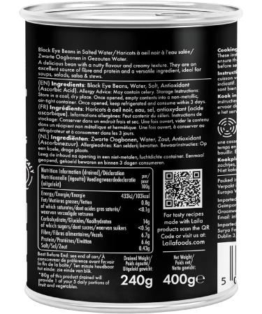 Laila Canned Black Eye Beans 12x400g (pack of 12) - Buy Online on SooperMarket.com