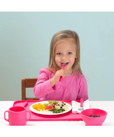 Green Sprouts Pink Feeding Bowl for 6+ Months â€“ Baby Feeding Essentials - Buy Online on SooperMarket.com