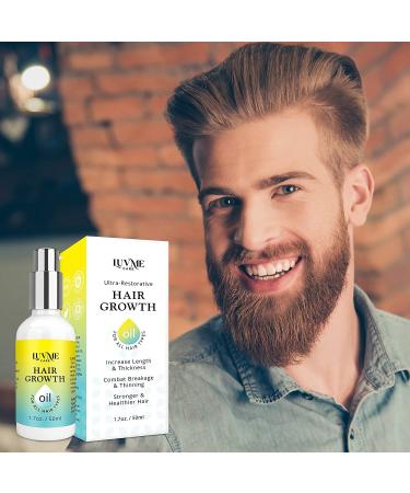 Luv Me Care Hair Growth Oil 2 Pack - Biotin & Castor Oil Serum for Stronger, Thicker, Longer Hair 1.7 oz - Buy Online on SooperMarket.com