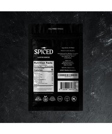 4 Oz Spiced Dill Weed in Resealable Bag - Ideal for Cooking Fish, Vegetables, Salads and Pickles - Buy Online on SooperMarket.com