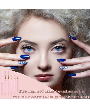 5 Pieces Nail Art Liner Brushes Long Set Nail Art Liner Brushes Striping Nail Art Brushes Fine Painting Cap Pens Kit Nail Painting Brushes Thin Nail Art Brushes Nail Art Brush Sizes 7/9/11/15/20mm - Buy Online on SooperMarket.com