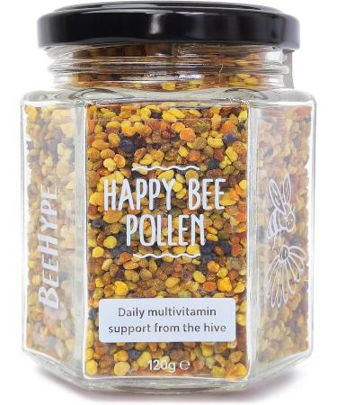 BeeHype - Bee Pollen Sustainably Sourced Bee Pollen Rich in Vitamins Protein Antioxidants Healthy Fats and Over 300 Essential Nutrients 6 x 120g - Buy Online on SooperMarket.com