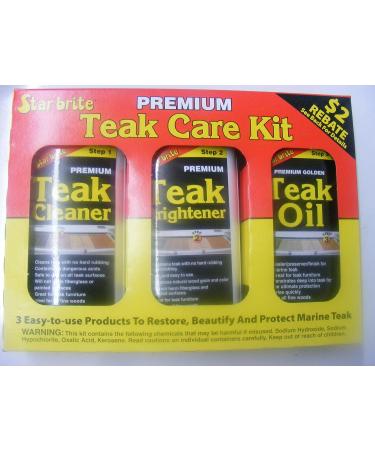 STAR BRITE Premium Gold Teak Oil Quart - Ultimate Protection for Teak Furniture - Buy Online on SooperMarket.com