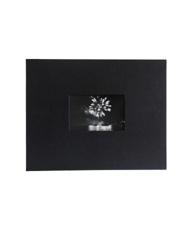 Kolo Newport Scrapbook  11 x 14  Ideal for Wedding Albums  Baby Books  and Travel Journals  Black