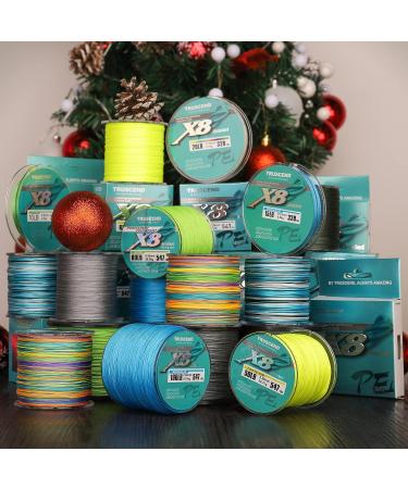 TRUSCEND X8 Pro Grade Tournament Braided Fishing Line 10lb Blue - Buy Online on SooperMarket.com