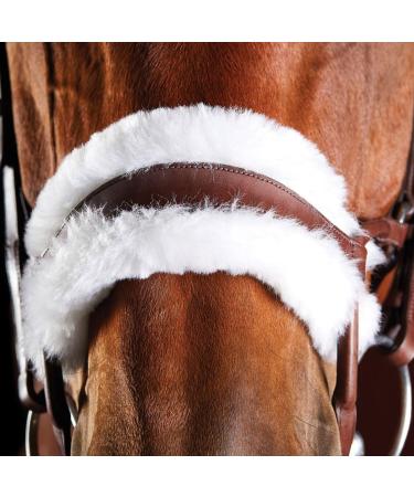 Buy Collegiate ComFiTec Sheepskin Bridle Brown Cob - Premium Comfort & Quality for Equestrian Excellence | International Shipping Available - Buy Online on SooperMarket.com
