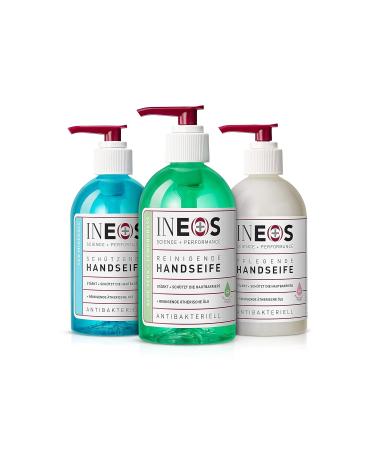 Ineos Antibacterial Liquid Hand Soap Moisturizing with Marine Minerals 6 x 250ml Pack (12 Pack) International Shipping - Buy Online on SooperMarket.com