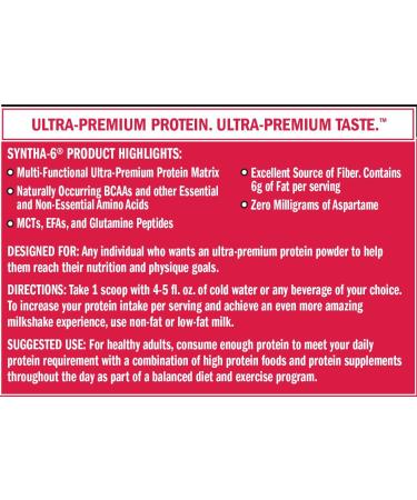 BSN Syntha-6 2.91lbs Mochaccino - Buy Online on SooperMarket.com