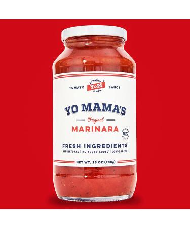 Yo Mama's Foods Keto Marinara Pasta and Pizza Sauce (2 Pack) - No Sugar, Low Carb, Low Sodium, Gluten Free, Paleo Friendly, Non-GMO Tomatoes - 1.56 lb - Buy Online on SooperMarket.com