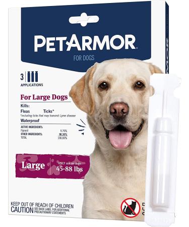 PetArmor Large Dog Flea and Tick Treatment - 3 Month Supply | For Dogs 45-88 Pounds - Buy Online on SooperMarket.com