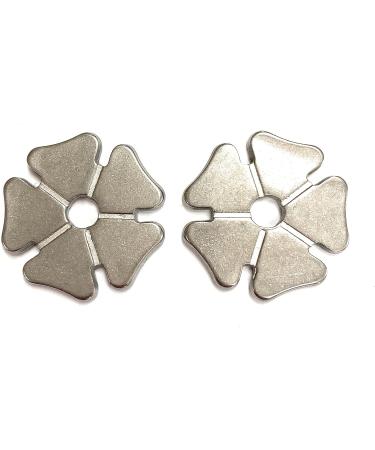 Stainless Steel Spur Rowels - Thin Square 10pt | AJ Tack Wholesale - Buy Online on SooperMarket.com