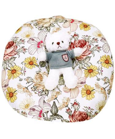 Soft Floral Newborn Lounger Cover | Removable Slipcover for Infant Lounger Pillow - Buy Online on SooperMarket.com