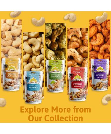 Sunshine Nuts Co. Whole Roasted Lightly Salted Cashews - Gluten Free, Peanut Free, Vegan Snack Packs - GMO Free - 2 Pack, 7 oz. Each - Buy Online on SooperMarket.com