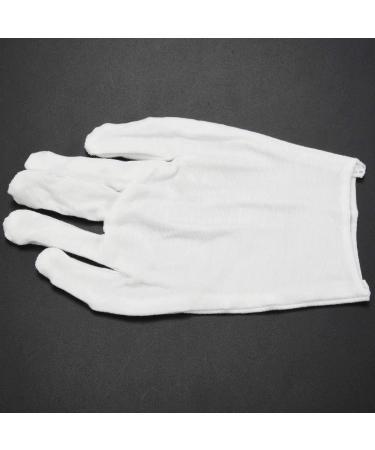 Kuuddker 12 Pairs 100% Cotton White MOISTURISING Lining Glove Health Music Work - Buy Online on SooperMarket.com