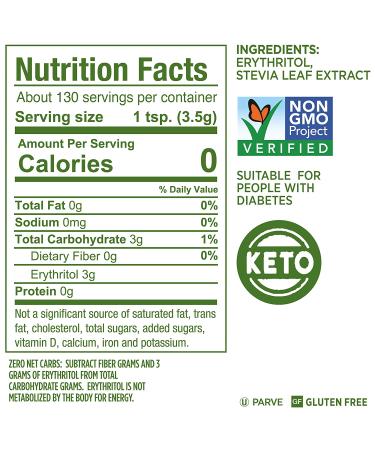 SPLENDA Naturals Stevia Zero Calorie Sweetener Refill - 16 oz Jar - Buy Online on SooperMarket.com