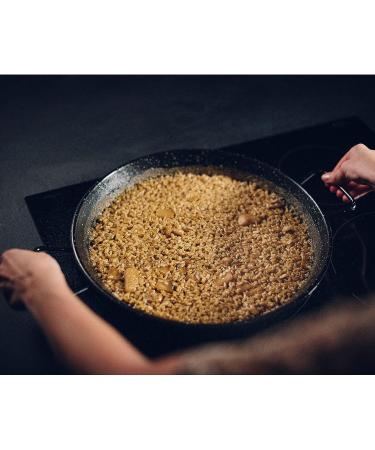 El Paeller Wood-Fired Paella Kit from Valencia, Spain | Includes Cooking Base & Rice | Makes 3 Servings | Seafood Paella - Buy Online on SooperMarket.com