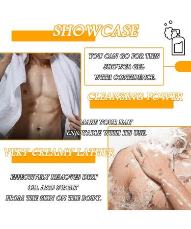 Mens Body Wash 500ml - Long Lasting Moisturizing Shower Gel for Men | Best International Shipping - Buy Online on SooperMarket.com