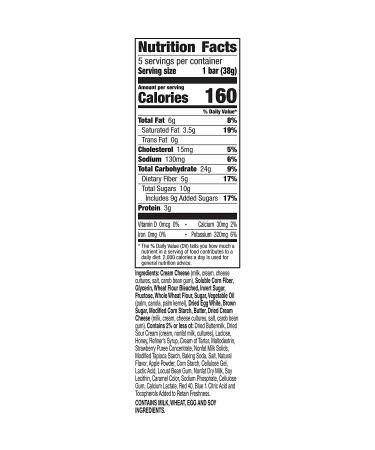Fiber One Strawberry Cheesecake Bars - 5 Pack (1.35 oz each) | Low Calorie Dessert - Buy Online on SooperMarket.com