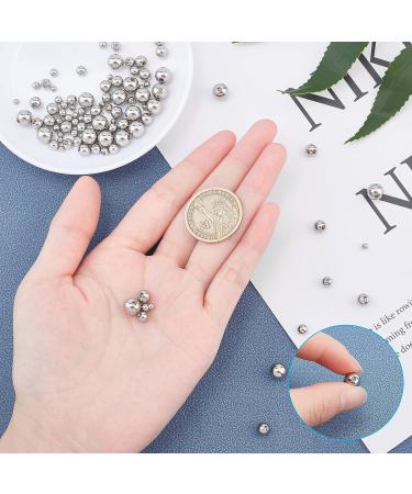 UNICRAFTALE 100pc Stainless Steel Memory Wire End Caps for Jewelry Making - 3/4/5/6/8mm Round Beads - Buy Online on SooperMarket.com