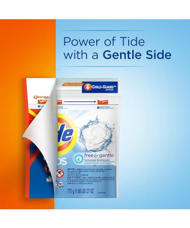 Tide PODS Free & Gentle Laundry Detergent Soap Pods - 81 Count (Pack of 1) - Buy Online on SooperMarket.com