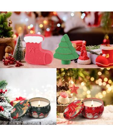 Christmas Gifts Basket for Women - Unique Gifts for Her with Socks, Candle, Tumbler in Red - Buy Online on SooperMarket.com