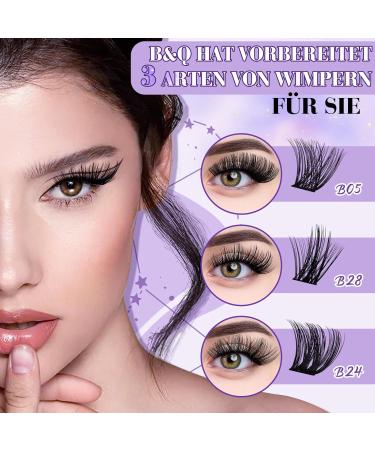 Lash Extension Set - 156 PCs Individual Eyelash Extensions with Glue & Remover for DIY - Premium Quality Bootes Kit - Buy Online on SooperMarket.com