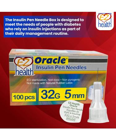 Oracle Insulin Pen Needles 32G 5mm - Buy Online on SooperMarket.com