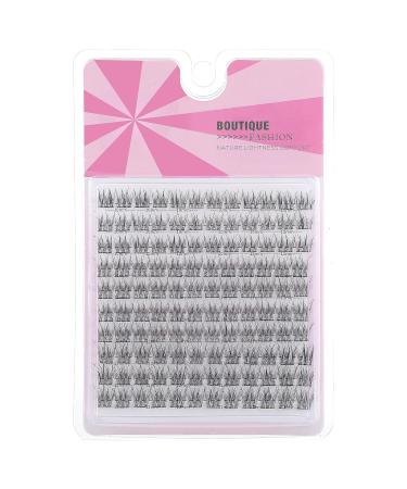 Natural Lash Clusters - 120pcs Wispy Eyelash Extensions (10-12mm) | Thick C Curl DIY False Eyelashes for Beginners | Thin Band Individual Lashes - Buy Online on SooperMarket.com