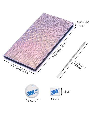 Buy Sumind Empty Makeup Eyeshadow Palette Set - Magnetic Palette Depotting Spatula & 30 Adhesive Metal Stickers - International Shipping Available - Buy Online on SooperMarket.com