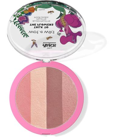 Wet n Wild Alice in Wonderland Talk to the Flowers Makeup Blush Palette Including 4 Velvety-Soft Blendable Shades for Buildable Healthy-Looking Color Cheeks with Long-Lasting Soft Focus Effect - Buy Online on SooperMarket.com