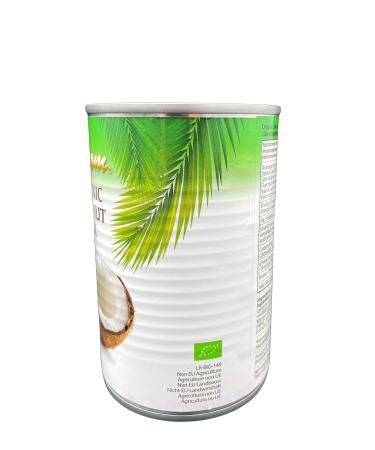 Buy Valcom Organic Coconut Milk 400ml - Pure & Natural Coconut Cream for Cooking & Beverages | International Shipping Available - Buy Online on SooperMarket.com