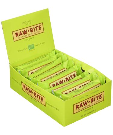 Raw Bite Raw Food Bar Spicy Lime 12-pack (12 x 50 g) Spicy Limee 50 g (12-pack)