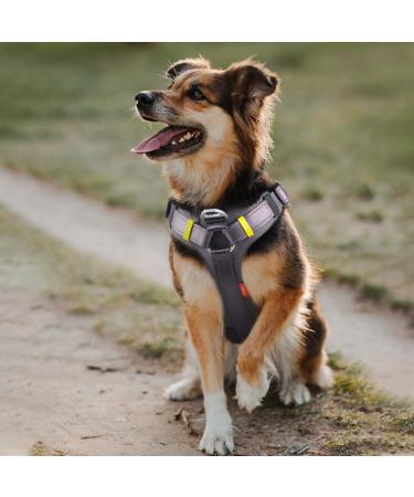 Fida Dog Harness No Pull with Handle Heavy Duty Dog Pack Hound Dog Saddle Bag Backpack for Travel Camping Hiking Small Dog with 2 Hidden Side Pockets (S Black) Small (Neck:34-48cm Chest:44-54cm) Black - Buy Online on SooperMarket.com