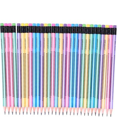 Joyzan HB Bleing Pencil Set - 30 Multi-Color Slipproof Wood Sketch Pencils for Kids | International Shipping Available - Buy Online on SooperMarket.com