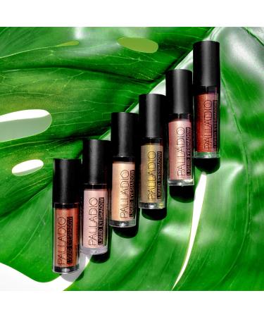 Palladio Liquid Eyeshadow - Long-Lasting Jade Shimmer | Smudge-Proof Formula | 8-Hour Wear - Buy Online on SooperMarket.com