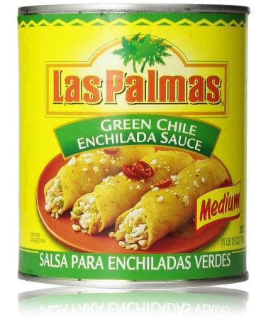 Las Palmas Green Chile Enchilada Sauce, Medium 10 Oz (Pack of 6)