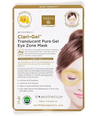 Earth Therapeutics ClariGel Eye Zone Mask - Gold - 3 Pack | Hydrating Gel Eye Pads - Buy Online on SooperMarket.com