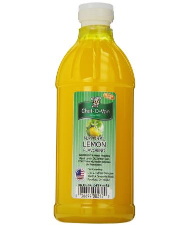 Chef O Van Lemon Flavor, Natural 16 Oz