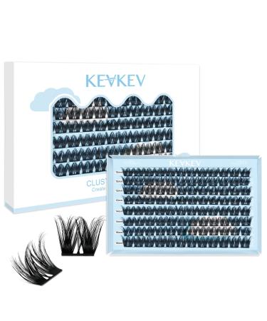 Lash Clusters 96 Pcs Cluster Lashes Eyelash Clusters DIY Cluster Eyelash Extensions Individual Lashes Thin Band & Soft(Hail C-10-16mix) C-Mix (10-16mm) Hail