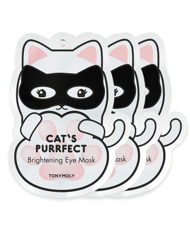 TONYMOLY Cat's Purrfect Brightening Eye Mask  3 ct.