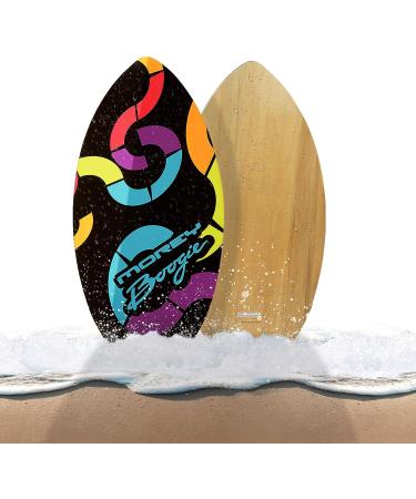 Morey 37.5 Wood Skimboard with Grip Pad - Ideal for Kids and Adults - Buy Online on SooperMarket.com