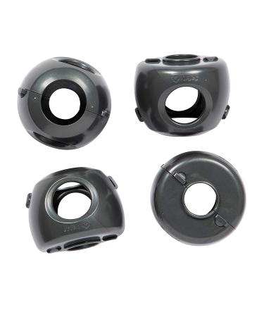 Safety 1st Parent Grip Door Knob Covers - Grey/Charcoal - Pack of 4 - Buy Online on SooperMarket.com