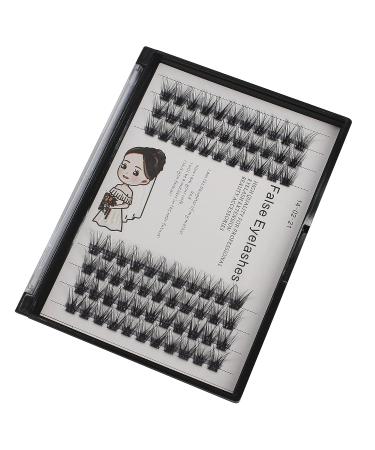 Bodermincer 84 Cluster D Curl Natural Style Eyelashes 12MM - Professional Makeup Fake False Eyelashes - Buy Online on SooperMarket.com