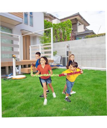 Cooperative Stretchy Band Elastic 78.74in Colorful Portable of War Rope Tear Resistant Fleece Exercise Bands for Group Games Fits 3 People Stretchy Band 300cm - Buy Online on SooperMarket.com